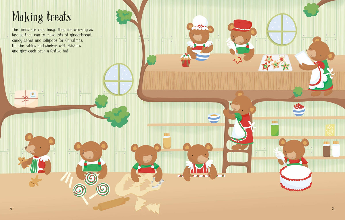 Usborne Christmas Sticker Book – for Ages 5-8