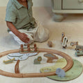 Little Dutch, Wooden Train Set, Safari
