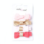 Card of 4 Assorted Bow Beak Clips