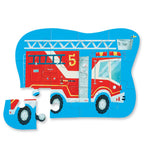 Crocodile Creek 12 piece Mini FSC Kids Puzzle Fire Truck