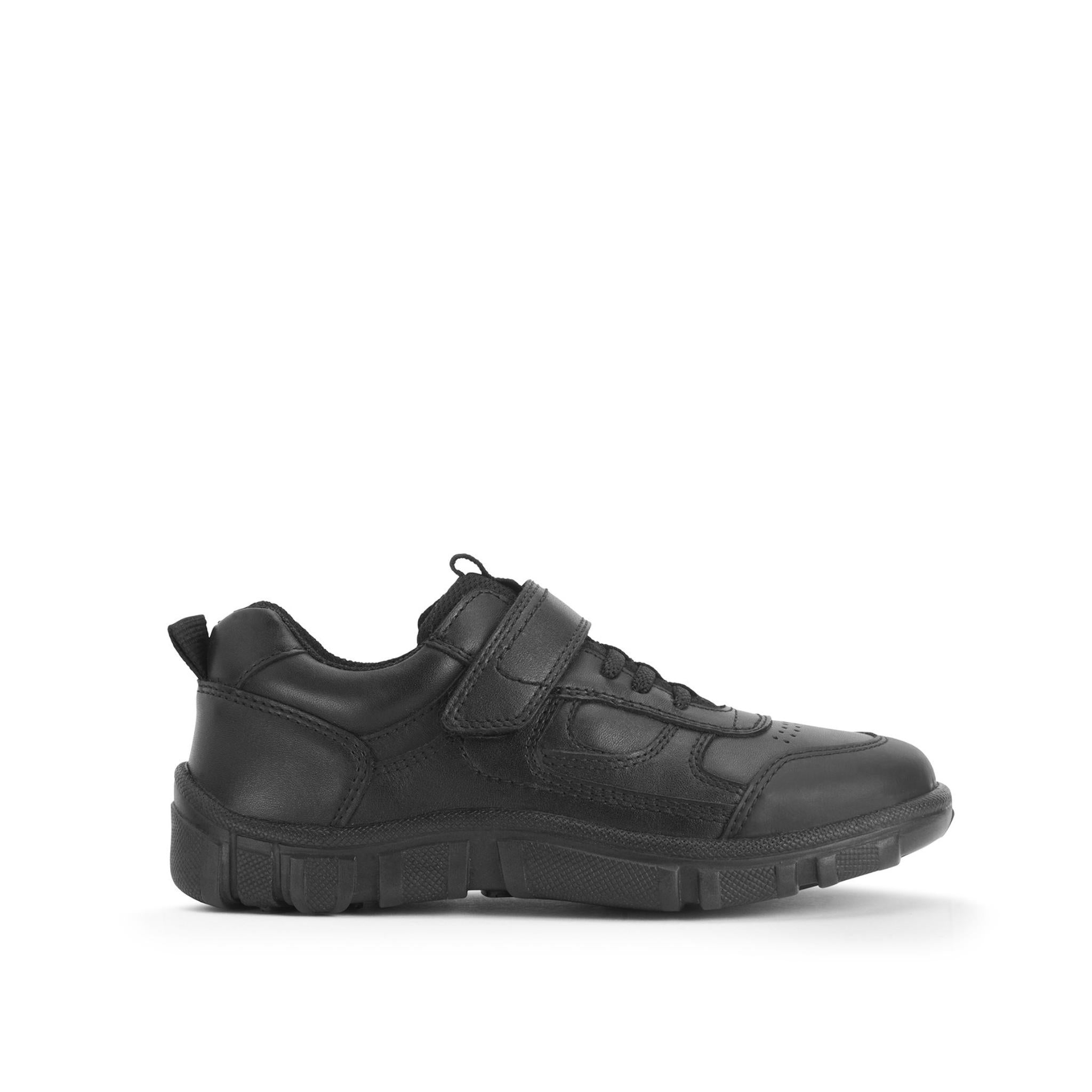 Start-Rite, League Black Leather School Shoe