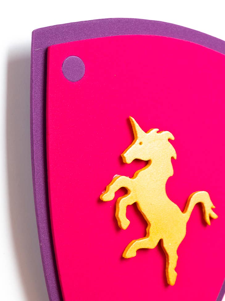 SHIELD FOAM SOFTIK PINK WITH UNICORN - ST753