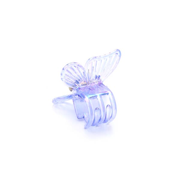 Card of 4 butterfly mini clamps. 2.5cm