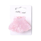 Pastel Pearlescent shell shaped clamp
