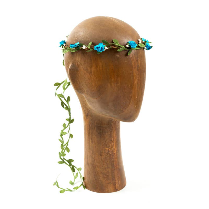 LEAF AND FLOWER CROWN - ST605: 2. Pink