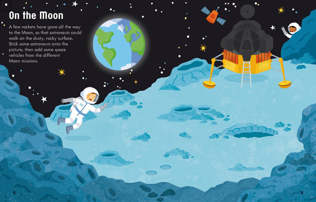 Usborne First Sticker Book Space