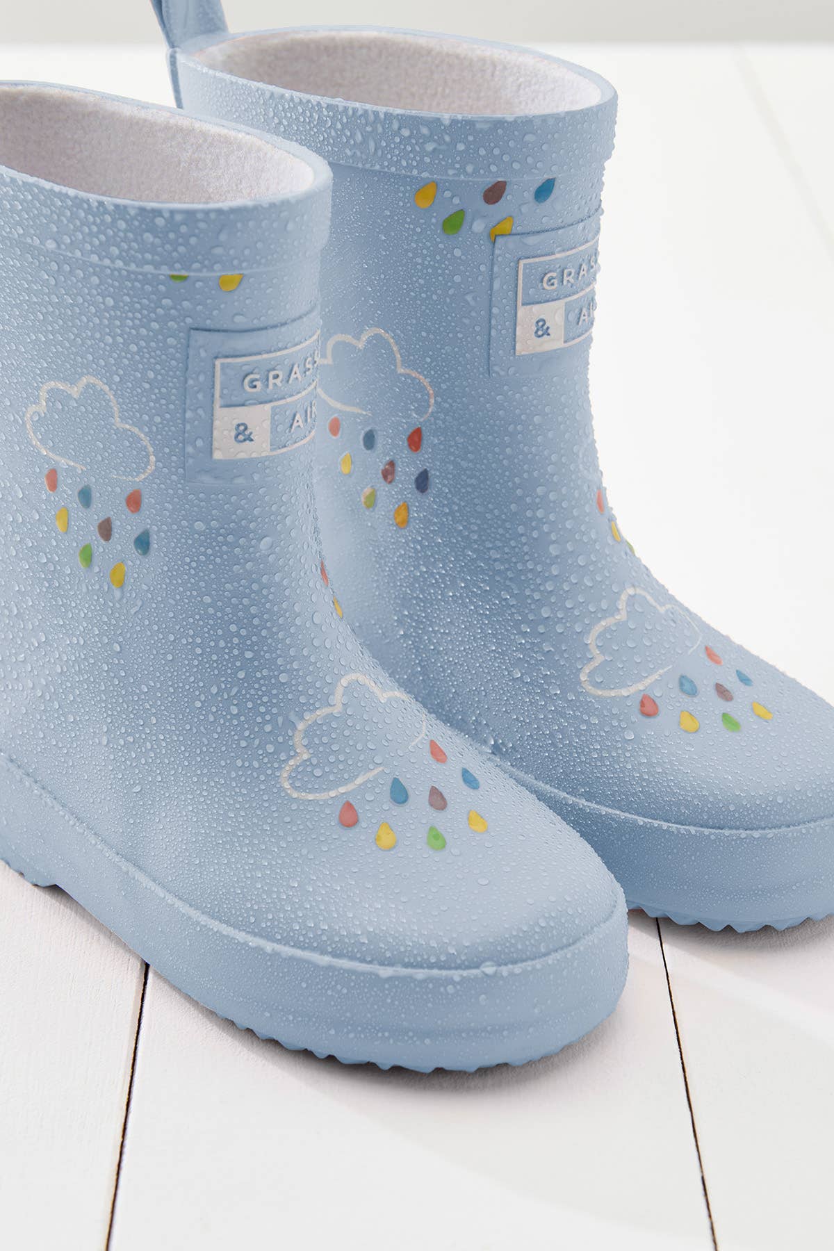 Little Kids Baby Blue Colour-Revealing Wellies: 4 infant