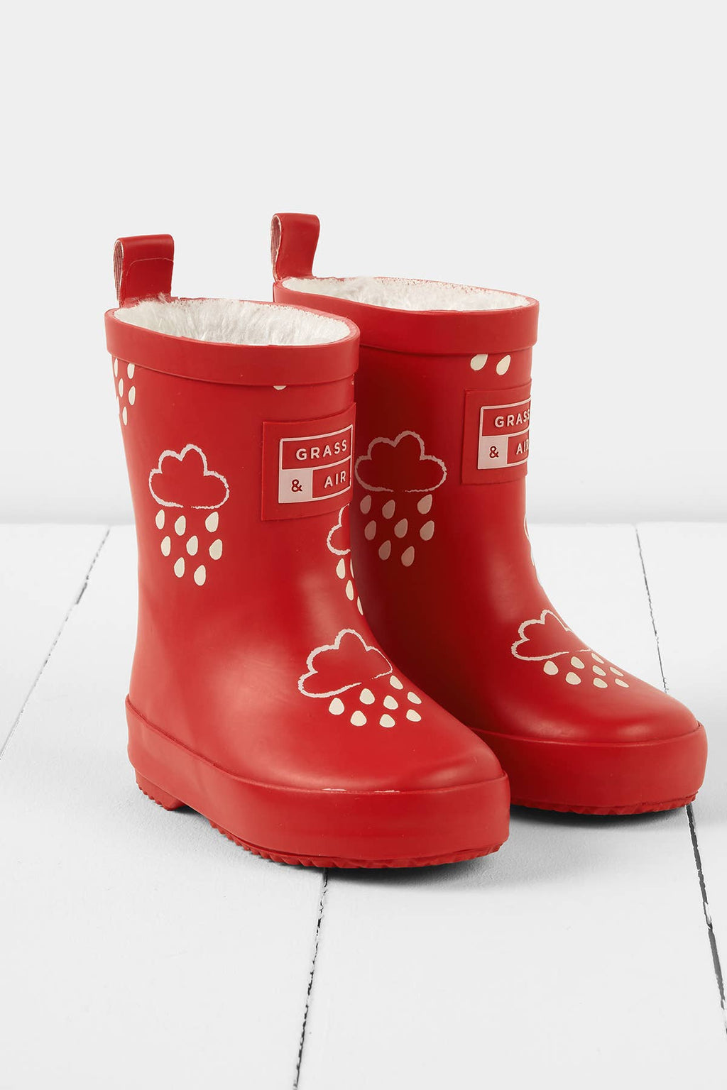 Ruby Red Colour-Changing Kids Wellies: UK3