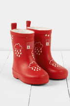 Ruby Red Colour-Changing Kids Wellies: UK3