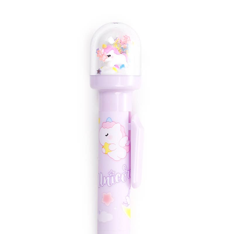 Puckator Unicorn Magic Pen with Snow globe Topper