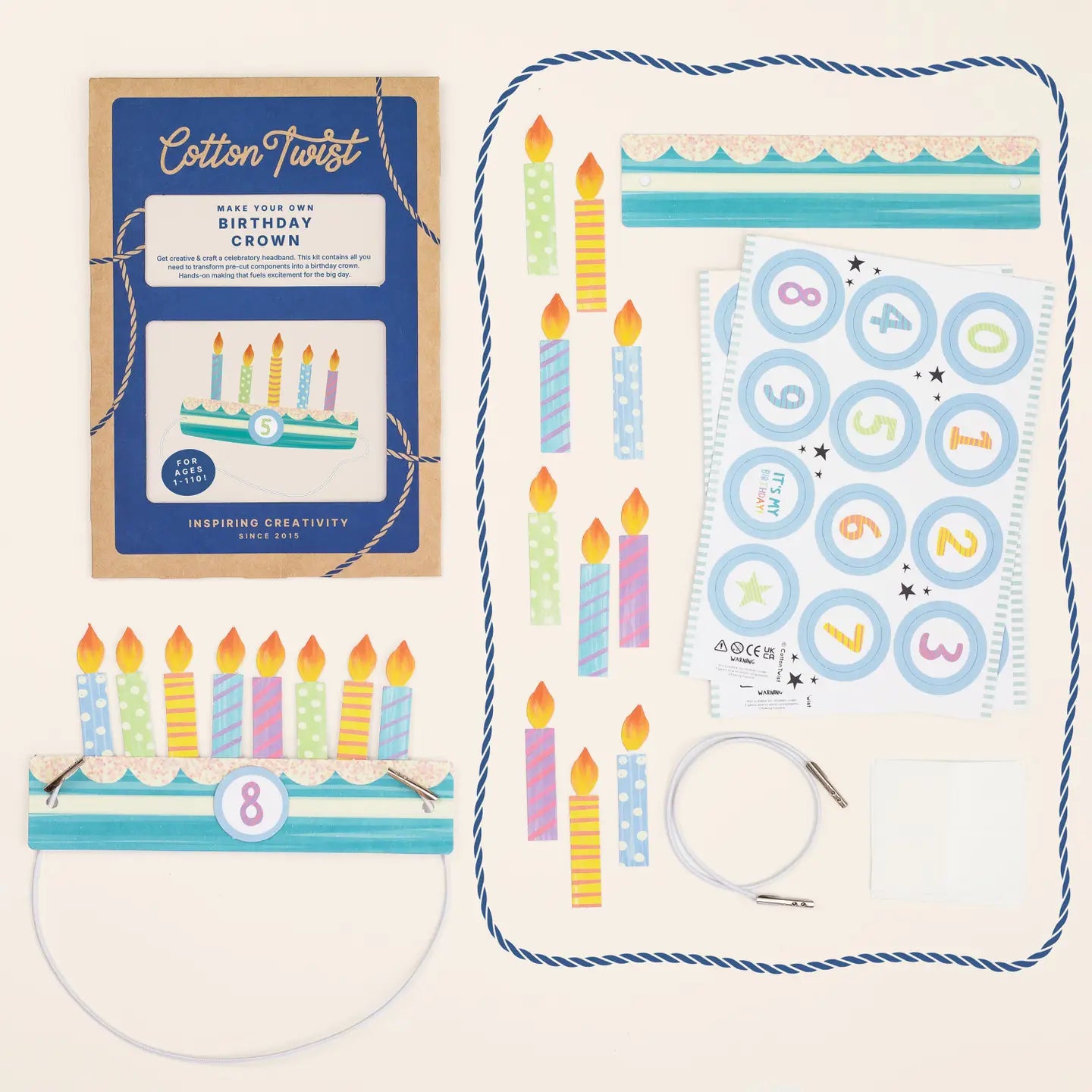 Cotton Twist Make Your Own Birthday Crown Kit