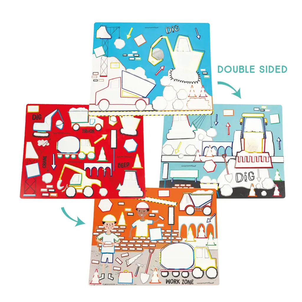 Floss and Rock Magic Water Placemats - Construction