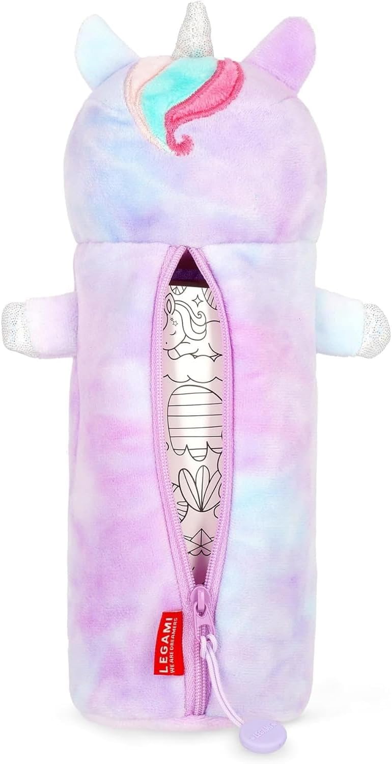 Legami plush unicorn pencil case
