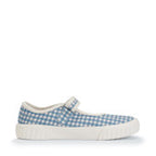 Start-Rite Lemonade Denim Blue Gingham Canvas