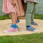 Start_Rite Denim Blue Rip Tape Check Canvas