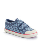 Start_Rite Denim Blue Rip Tape Check Canvas