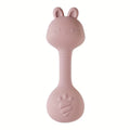 Silicone Baby Rattle- Pink Bunny