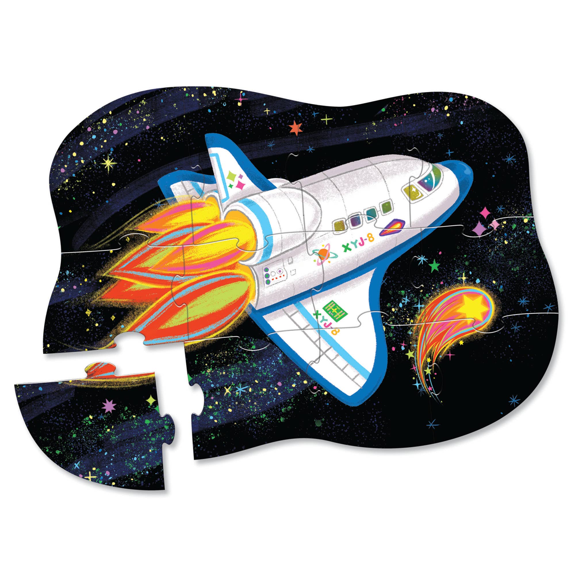Crocodile Creek 12 piece Mini Puzzle Blast Off 2 years +