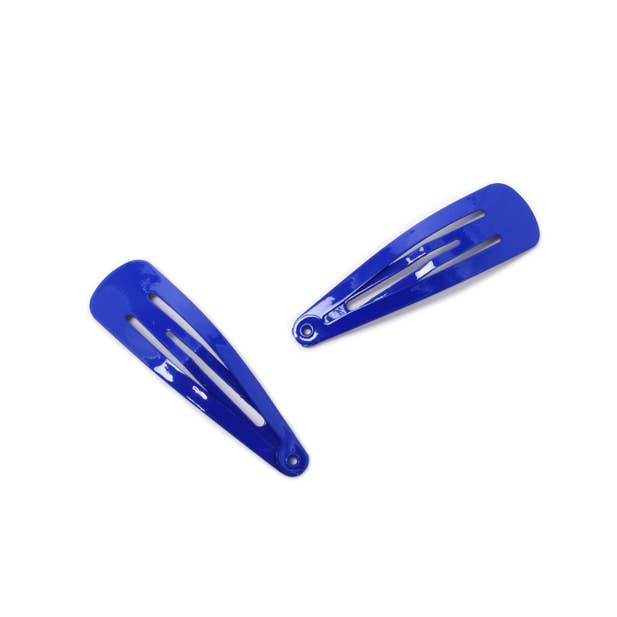 Royal Blue sleepies, elastics and gingham aliceband set