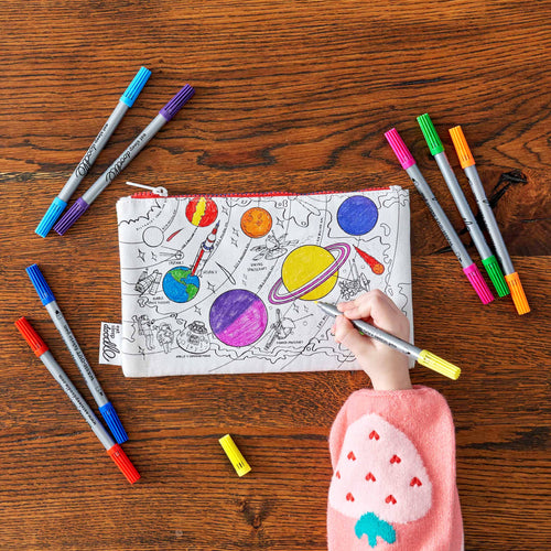 Eat Sleep Doodle crafts Space Explorer Pencil Case