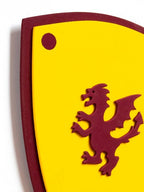 SHIELD FOAM SOFTIK YELLOW WITH DRAGON  - ST752