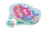 Crocodile Creek 12-pc Mini Shaped Box Puzzle Mermaid Dreams