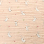 Ziggle Bunnies Muslin Set in Pink and White