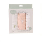 Ziggle Bunnies Muslin Set in Pink and White