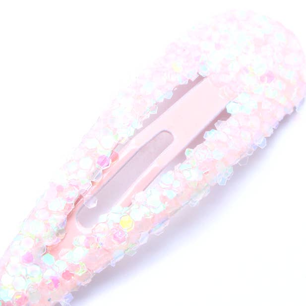 Card of 4 glitter and pony motif sleepies 4cm