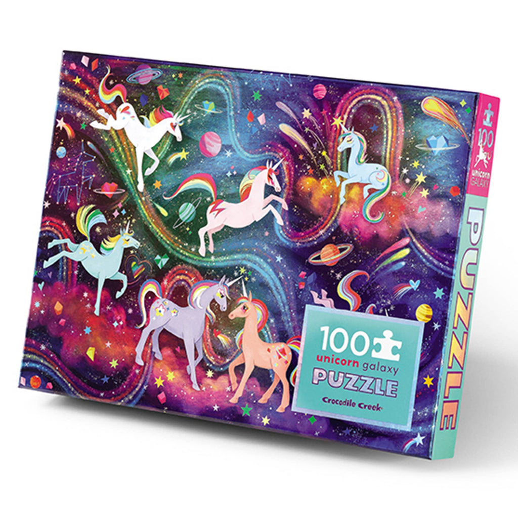 Crocodile Creek 100-pc Puzzle Holographic/Unicorn Galaxy