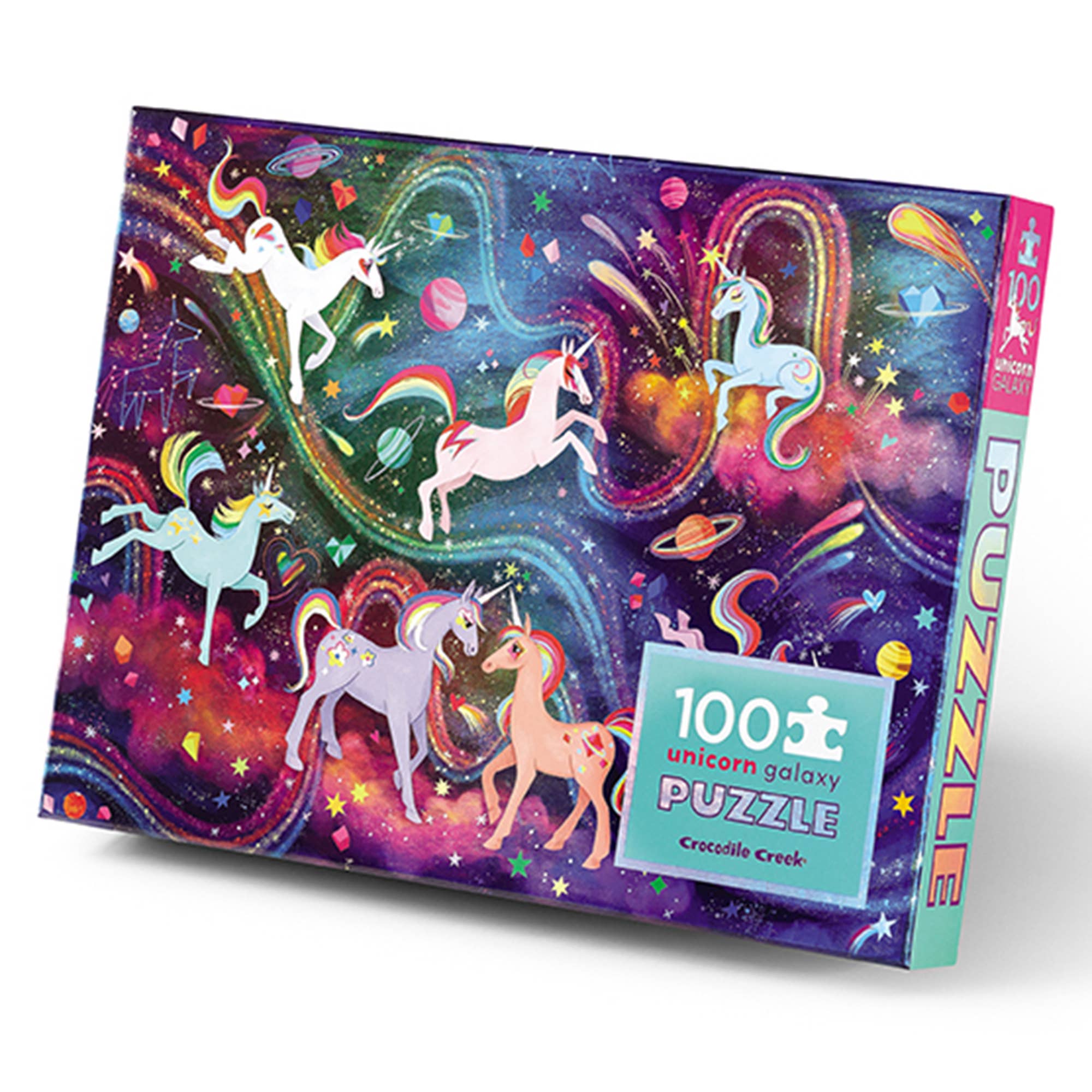 Crocodile Creek 100-pc Puzzle Holographic/Unicorn Galaxy