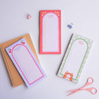 Cute Cherry Shopping List Pad – 50 Pages for Easy Grocery & Task Lists