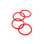 Red sleepies, elastics and gingham aliceband set