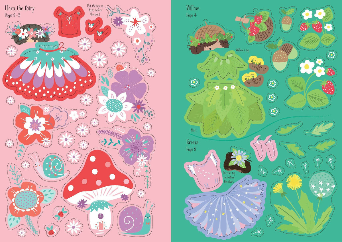 Usborne Little Sticker Dolly Dressing Fairy – for Ages 4-6