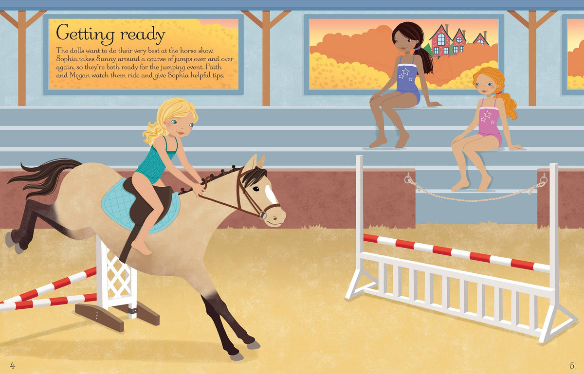 Usborne Sticker Dolly Dressing Horse Show – for Ages 5-8