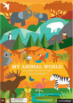 Petit Collage My Animal World Sticker Activity Set