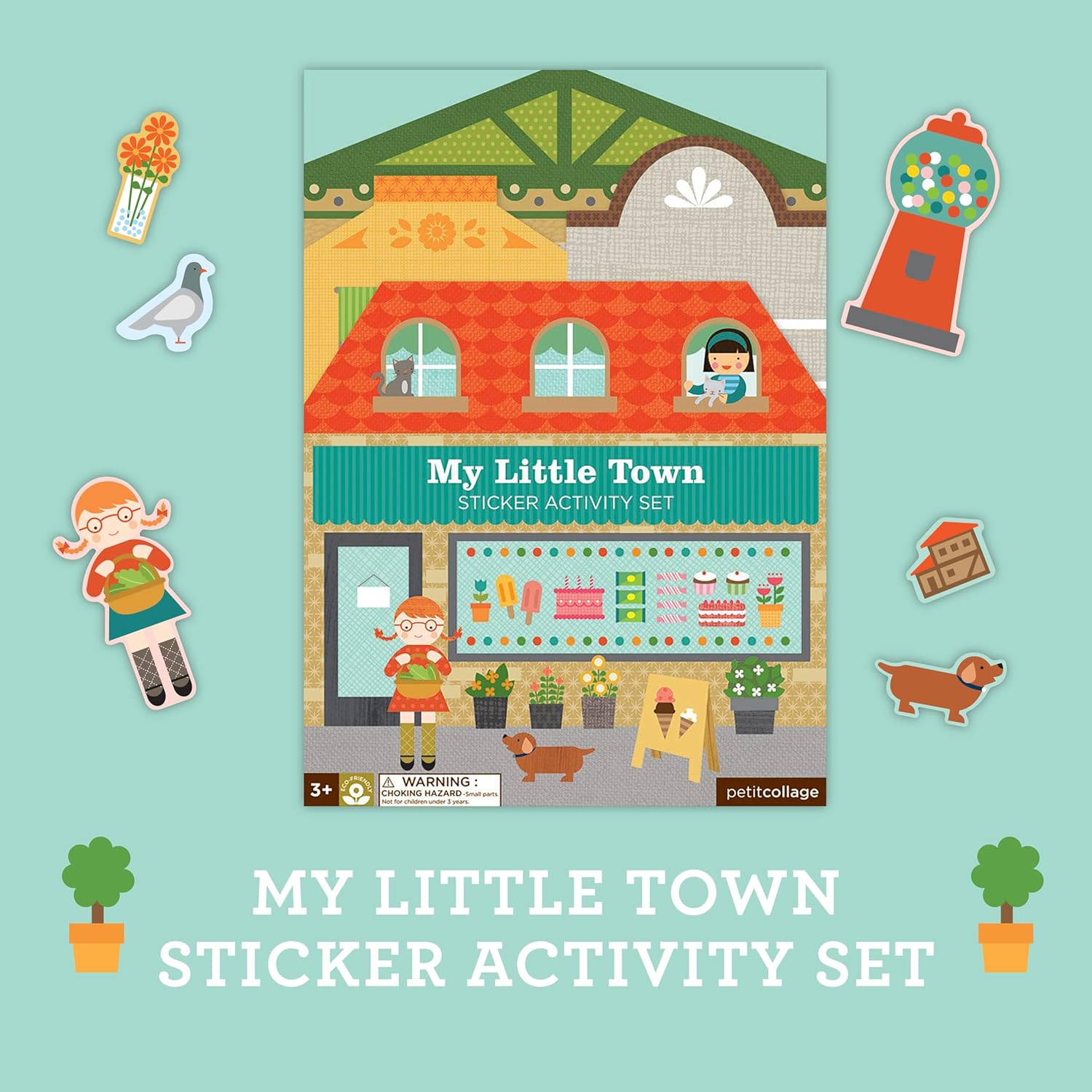 Petit Collage My Little Town Sticker Activity Set