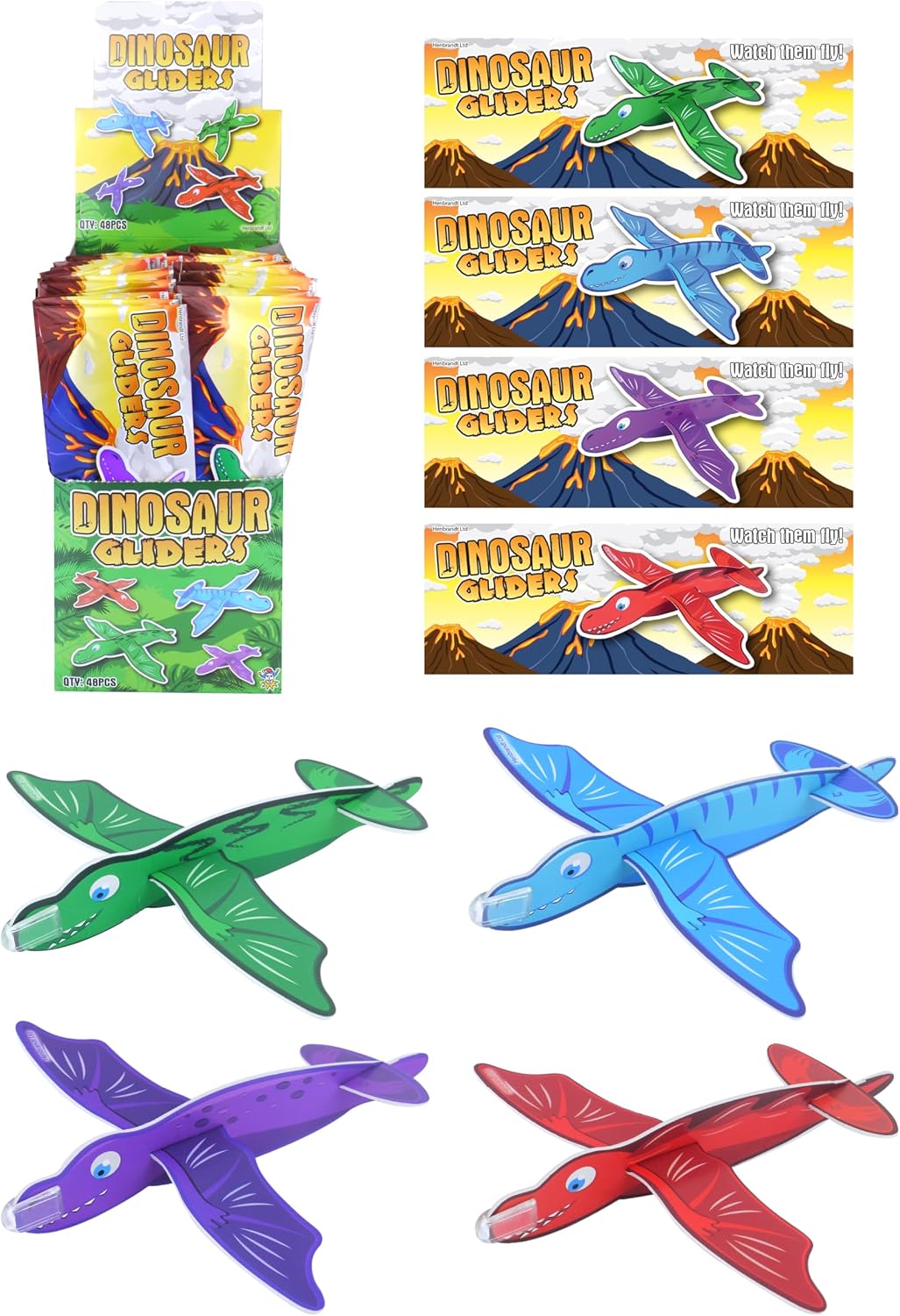 Dinosaur Gliders Pocket Money Toy