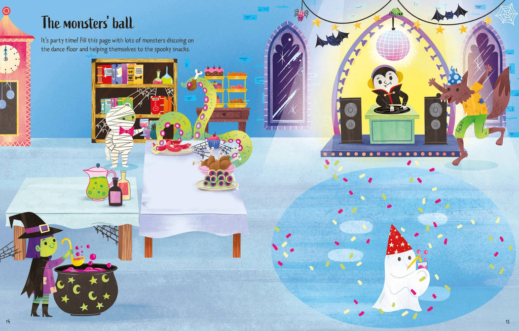 Usborne Little First Sticker Book Halloween