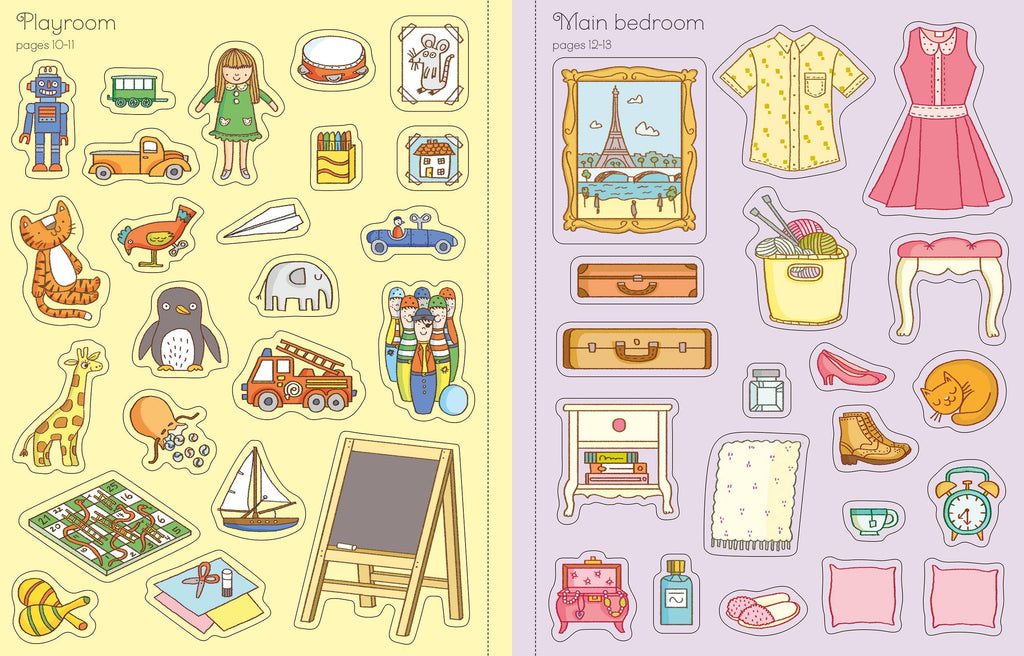Usborne First Sticker Book Doll's House