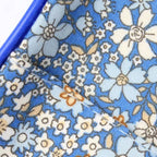 Floral print purse with shoulder strap 10x8cm