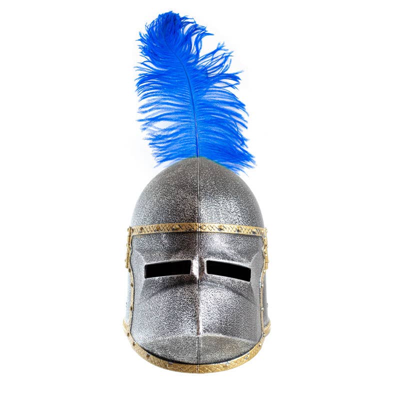 DOG FACE HELMET + FEATHER - ST937F: RED