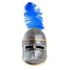 DOG FACE HELMET + FEATHER - ST937F: RED