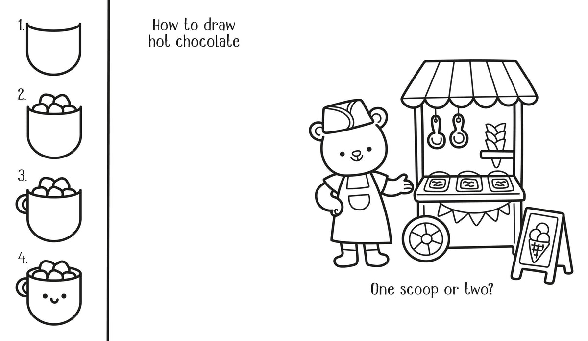 Usborne Things to Draw and Colour – Picture Book for Ages 3-7