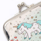 Unicorn Print Coin Purse  6x8cm