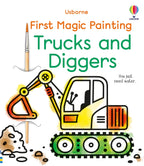 Usborne Magic Painting Trucks and Diggers