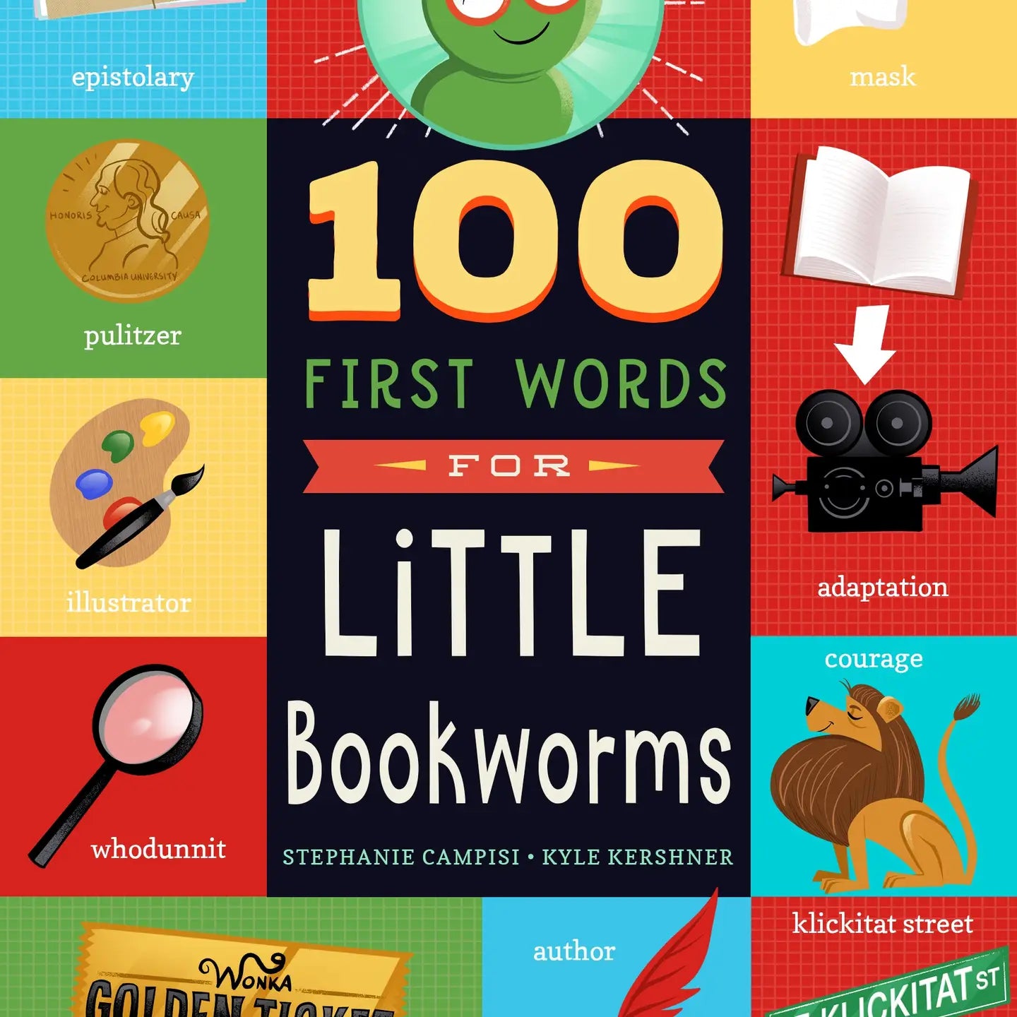 Book, 100 First Words For Little Bookworms