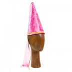 Kalid Medieval Fairy Cone Krown Pink Velvet