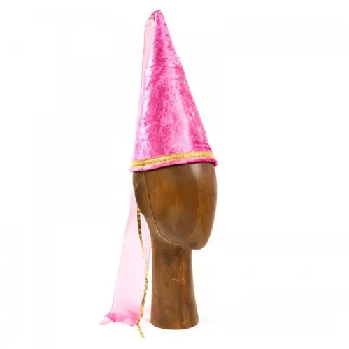Kalid Medieval Fairy Cone Krown Pink Velvet