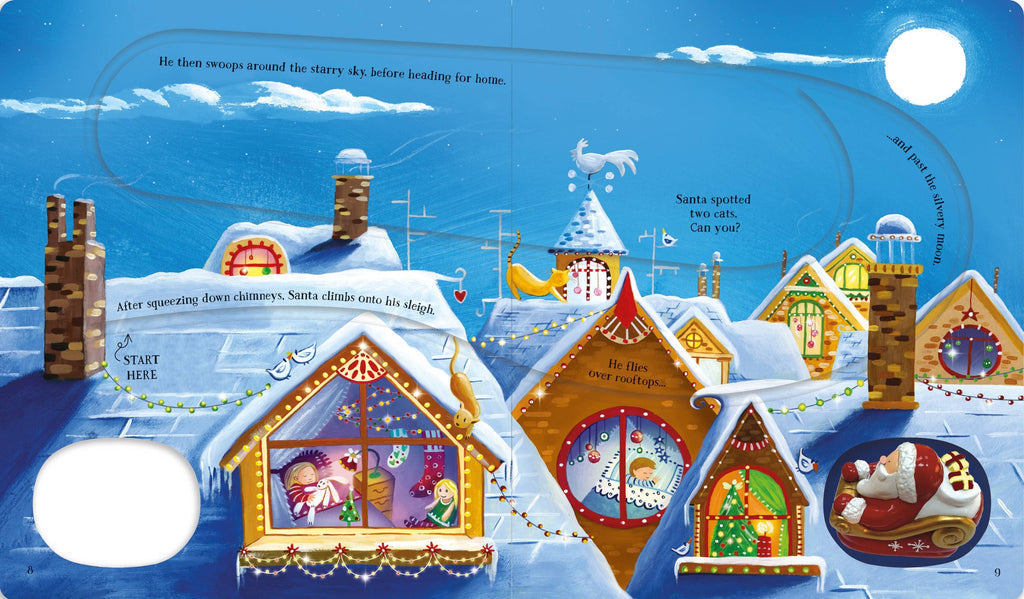 Usborne Wind-Up Santa's Sleigh Book